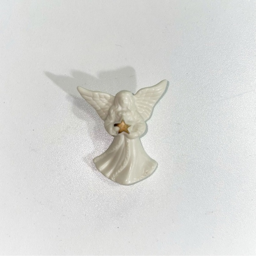 Lenox White Angel Pin